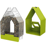 Load image into Gallery viewer, Emsa, Bird Feed Dispenser, Bird House , 800 ml/ca. 0,6 kg, Green Color
