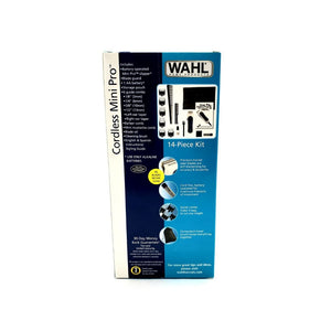Wahl  Cordless  Mini Pro Hair Clipper  Model 9307-1101 Kit 14 Piece Haircuts &  Trimmer