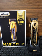Load image into Gallery viewer, Wahl -Professional - Magic -Clipper- Gold- Edition-special -blade-titanium dlc-blade gold-043917114712
