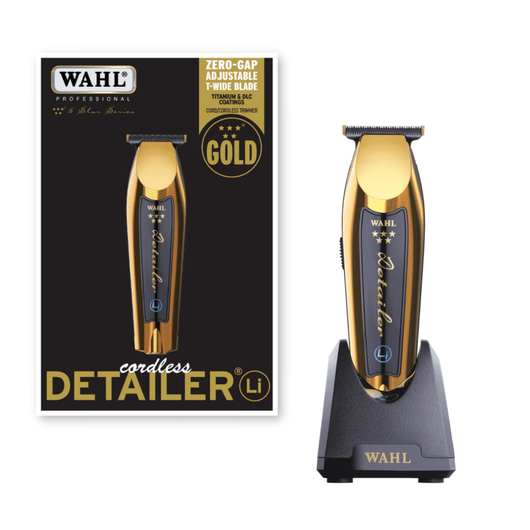 WAHL Professional Cordless Detailer Li Trimmer  Gold  Edition  Model 08171-700