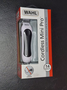 Wahl Cordless Mini Pro  Hair Clipper  Model 9316 14 Piece Touch Up &  Trimmer