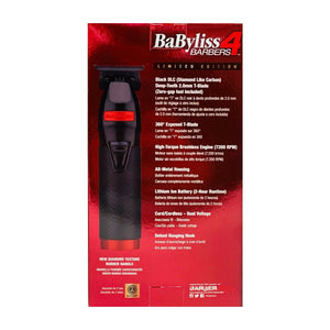 Babyliss Pro FX787RI RED Skeleton Trimmer Influencer Collection 