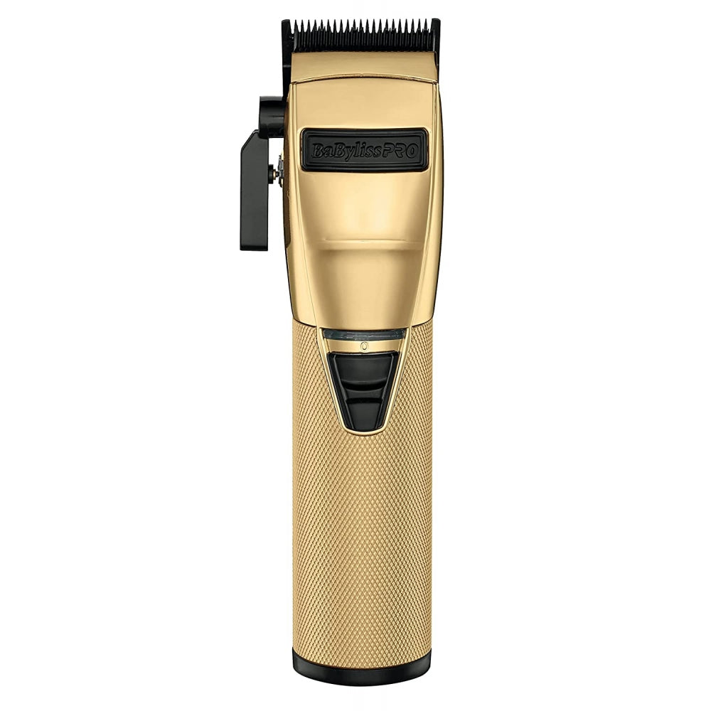 BaByliss PRO Gunmetal & Gold FX Collection Outlining Metal Trimmer & C