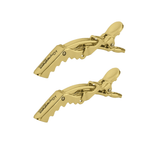 Load image into Gallery viewer, Babyliss PRO Barberology Gold Hair Clips - 2pcs
