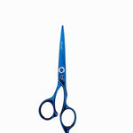 Load image into Gallery viewer, Kashi BL-1160 Professional Shears, Hair Cutting  Japanese  Steel,  6 inch Blue Color
