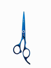 Load image into Gallery viewer, Kashi BL-1160 Professional Shears, Hair Cutting  Japanese  Steel,  6 inch Blue Color
