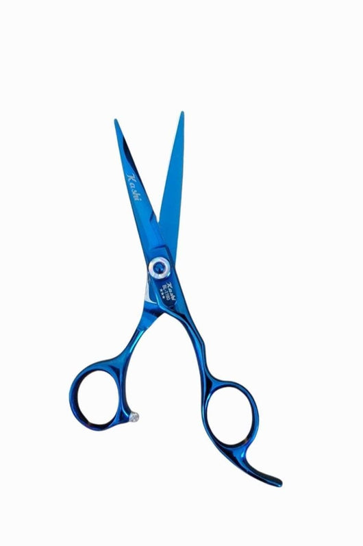 Kashi BL-1160 Professional Shears, Hair Cutting  Japanese  Steel,  6 inch Blue Color