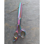 Load image into Gallery viewer, Care Professional scissor Thinning / Texturizing Barber 6&quot; 30 Teeth Rainbow Color.
