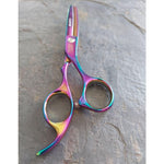 Load image into Gallery viewer, Care Professional scissor Thinning / Texturizing Barber 6&quot; 30 Teeth Rainbow Color.
