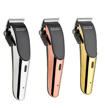Gamma+ Ergo Magnetic Motor Cordless Clipper Chrome, Gold, and Rose Gold Color. 85239400852