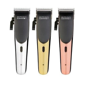Gamma + Ergo Magnetic Motor Cordless Clipper Chrome, Gold, and Rose Gold Color. 85239400852