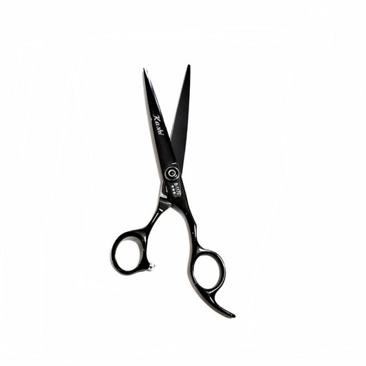 Kashi B-1170 Professional Shears, Hair Cutting  Japanese  Steel,  7 inch Black Color