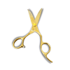 Kashi G-1080C Professional  Gold curved shears 8" Japanese Stainless Steel.