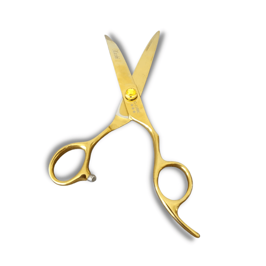 Kashi G-1080C Professional  Gold curved shears 8