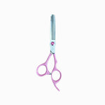 Load image into Gallery viewer, Kashi Shears Hair Scissors Set,  Cutting Shears (P-3460) and Thinning Shears (P-3430T) Japanese Stainless Steel, Pink Color,

