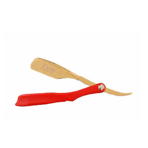Kashi RR-250G Professional  Straight Razor for Barber Gold and Red
