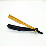 Load image into Gallery viewer, Kashi RB-114G  Straight Edge Barber Razor  Black and Gold  Color
