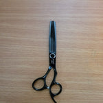 Load image into Gallery viewer, Kashi B-1132T Professional Thinning shears 6.5 inch Black color
