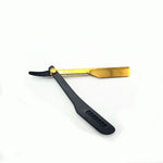 Load image into Gallery viewer, Kashi RB-114G  Straight Edge Barber Razor  Black and Gold  Color

