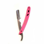 Load image into Gallery viewer, Kashi RP-105 Barber Straight Edge Shaving Razor Pink and Silver Color
