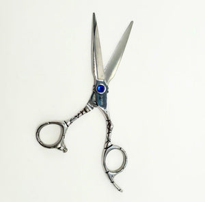 Professional Kashi Shears, Hair Cutting S-3160,  Japanese  Steel,  6" Silver Color