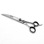Load image into Gallery viewer, Kashi S-4080C Professional curved shears 8&quot; Japanese Stainless Steel.
