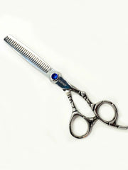 Load image into Gallery viewer, Kashi S-3130T, Professional Thinning Shears   30 teeth,  Japanese  Steel,  6&quot; Silver Color
