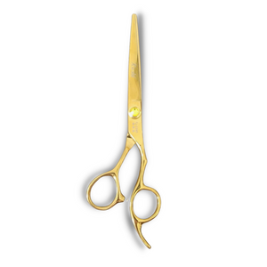 Kashi G-1165 Professional Cutting Hair Shears Gold Color -Japanese Steel 6.5 inch
