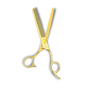 Kashi G-1146LT Professional  Hair Thinning scissors, 6.5 inch Gold Color 46 Teeth