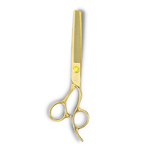 Load image into Gallery viewer, Kashi G-1146LT Professional  Hair Thinning scissors, 6.5 inch Gold Color 46 Teeth
