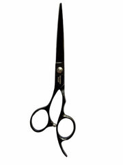 Load image into Gallery viewer, Kashi LB-1165 Professional Cutting Hair Scissors Black Color 6.5 inch Lefty 
