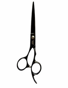 Kashi LB-1165 Professional Cutting Hair Scissors Black Color 6.5 inch Lefty 
