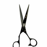 Load image into Gallery viewer, Kashi LB-1165 Professional Cutting Hair Scissors Black Color 6.5 inch Lefty 
