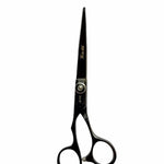 Load image into Gallery viewer, Kashi LB-1165 Professional Cutting Hair Scissors Black Color 6.5 inch Lefty 
