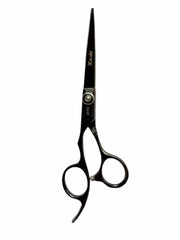 Load image into Gallery viewer, Kashi LB-1165 Professional Cutting Hair Scissors Black Color 6.5 inch Lefty 
