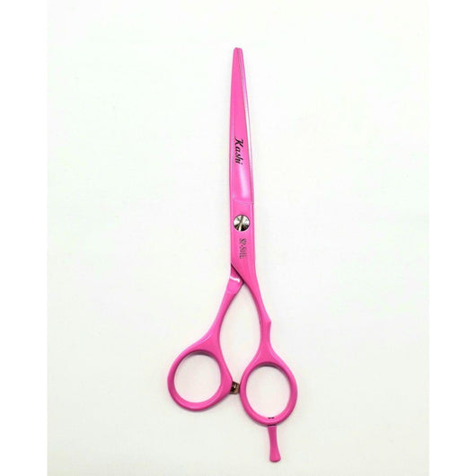 Kashi SP-501E Professional Cutting Hair Shears Pink Color - Stainless Steel 6 