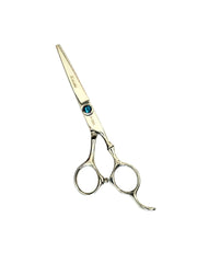 Load image into Gallery viewer, Kashi Shears, Set Professional Hair Cutting S-3260 and Thinning Shears S-3230T 30 teeth, 6&quot; Japanese Steel, Silver Color

