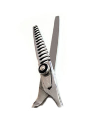 Load image into Gallery viewer, Kashi S-1114V Professional  Thinning shears, 6&quot; Silver Color 14 Teeth
