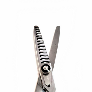 Kashi S-114V, Professional Thinning Shears 12 teeth,  Japanese  Steel,  6" Silver Color