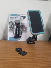 Load image into Gallery viewer, Brookstone, Universal Car Telescoping Smartphone Holder, Strong Magnetic Hold,  Color: Black
