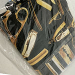 Load image into Gallery viewer, Professional Hair Cutting Cape Barber King Midas , One size, Black &amp;  Gold Color
