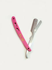 Load image into Gallery viewer, Kashi RP-105 Barber Straight Edge Shaving Razor Pink and Silver Color
