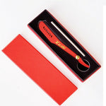 Load image into Gallery viewer, Kashi  Professional  Barber Men&#39;s Shaving Straight Razors Blade Exposed and Regular, Red and Black Slide
