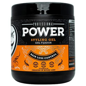 Rolda - Power Hair Styling Gel Hair-Loss Control, Mega-Strong Hold, High Shine 17.6 fl oz