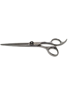 Kashi S-1165 Professional Cutting Hair Scissors Silver Color - Japanese Steel 6.5 inch.