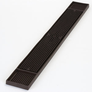 Thunder Group plastic bar mat 27 " x 3.25" - black
