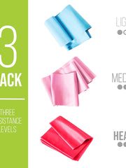 Load image into Gallery viewer, Nicole Miller, Resistance Loops  3 Level Exercise Bands Set
