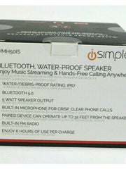 Load image into Gallery viewer, Simple, Waterproof shower, speaker with Bluetooth, Gray color
