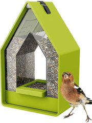 Load image into Gallery viewer, Emsa, Bird Feed Dispenser, Bird House , 800 ml/ca. 0,6 kg, Green Color
