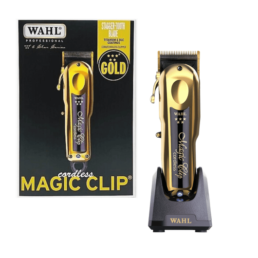 NEWEST Wahl 8148 Professional 5 Star Cordless Magic Clip Hair Clipper  (8148-700) Gold Edition with a Charge Stand - AliExpress